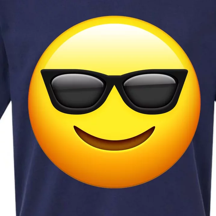 Sunglasses Emoji Cool Smiley Sueded Cloud Jersey T-Shirt