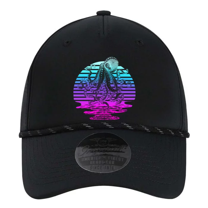 Sunrise Octopus Vaporwave Performance The Dyno Cap