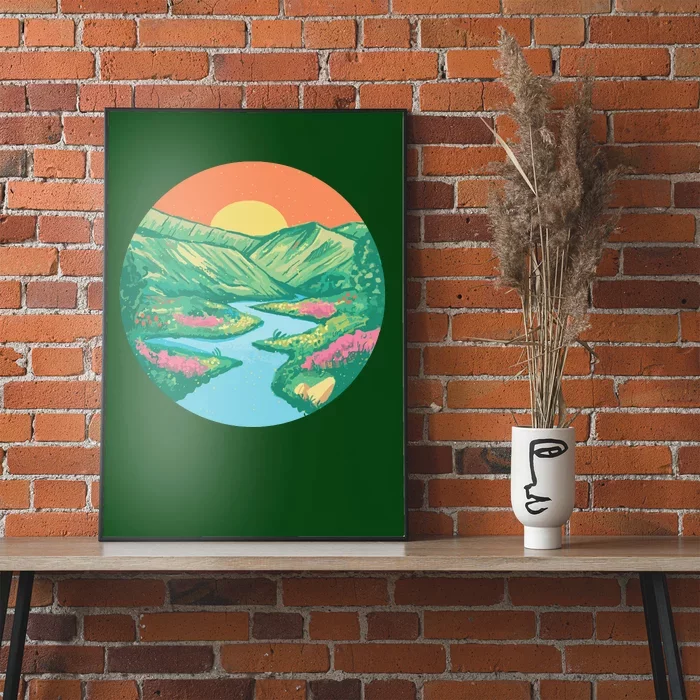 Sunrise Painting Poster