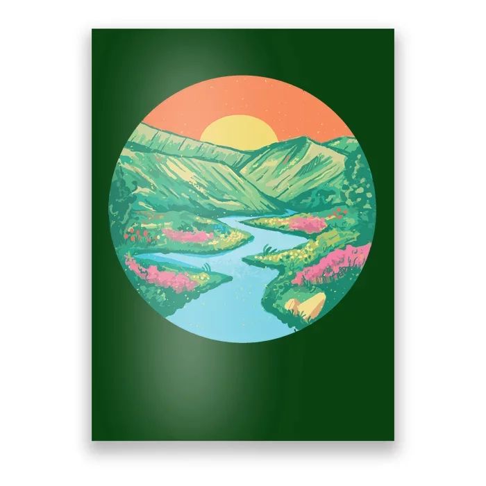 Sunrise Painting Poster