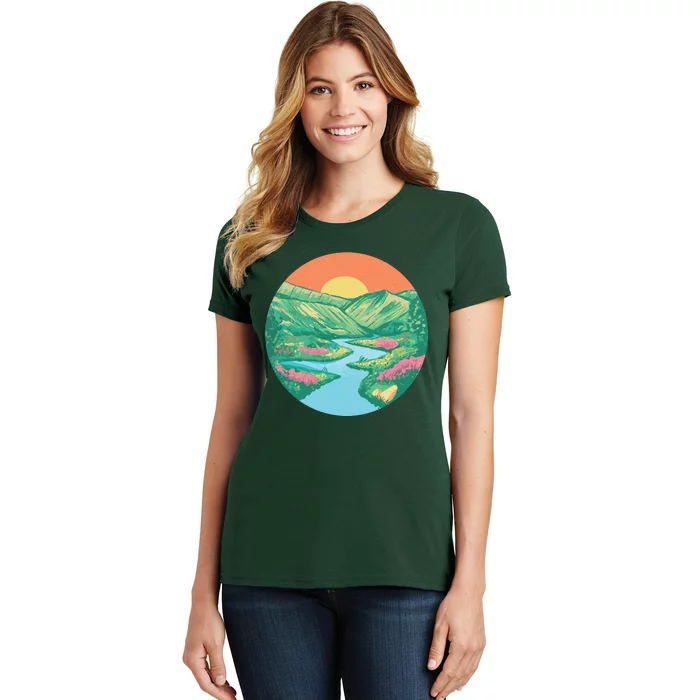 Sunrise Painting Women's T-Shirt