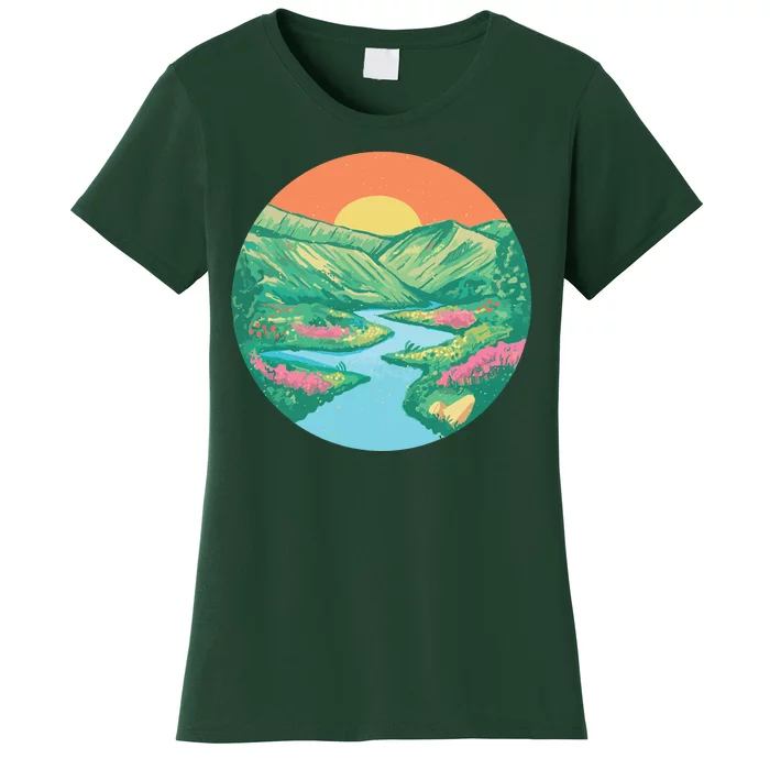 Sunrise Painting Women's T-Shirt