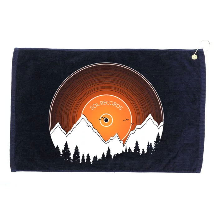 Sunrise Sol Records Grommeted Golf Towel