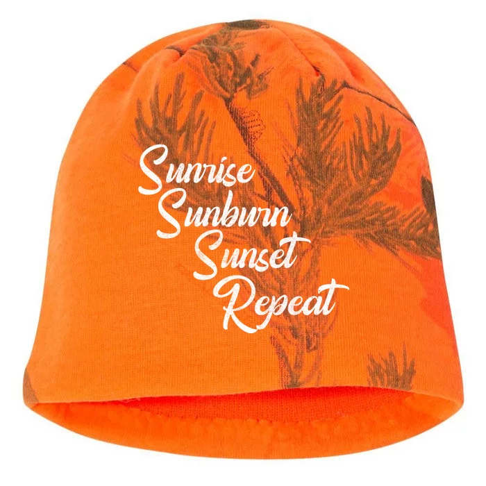 Sunrise Sunburn Sunset Repeat Vintage Kati - Camo Knit Beanie