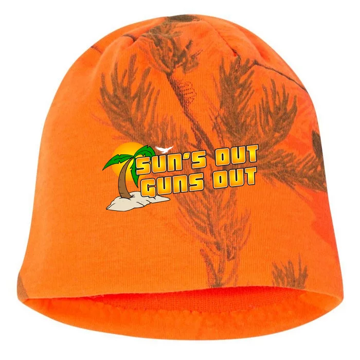 Sun's Got Guns Out Kati - Camo Knit Beanie