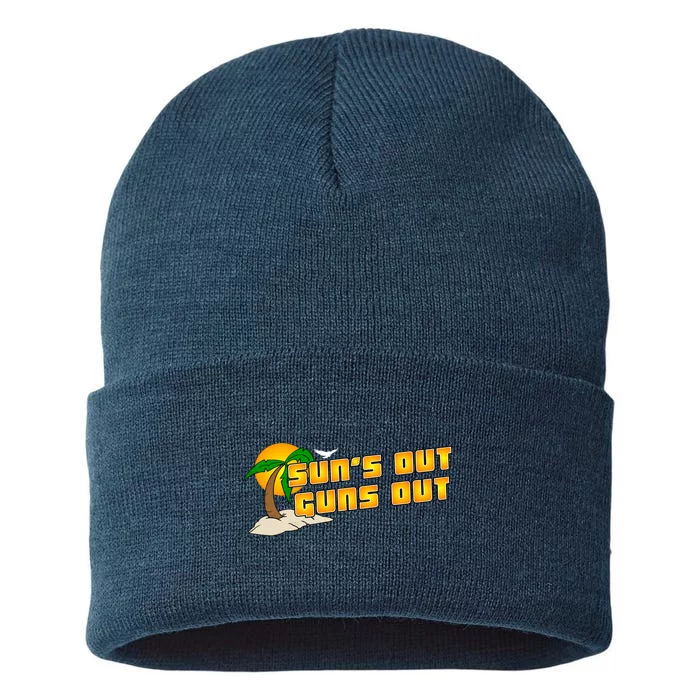 Sun's Got Guns Out Sustainable Knit Beanie