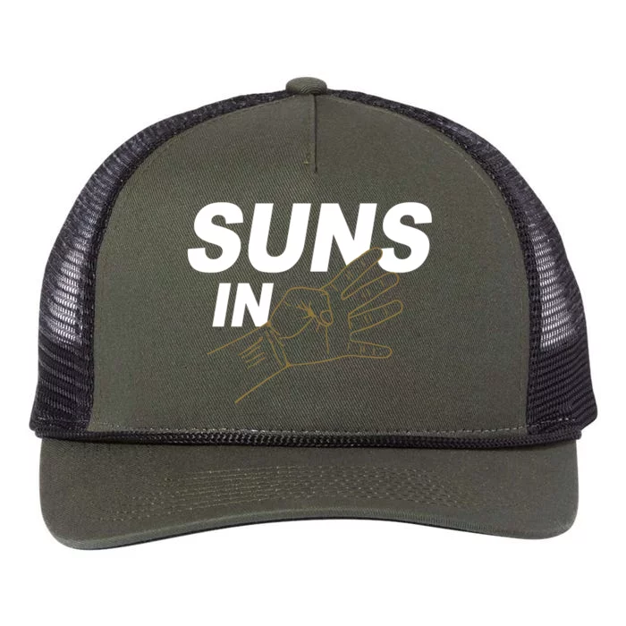 Suns In 4 Playoff Basketball Retro Rope Trucker Hat Cap