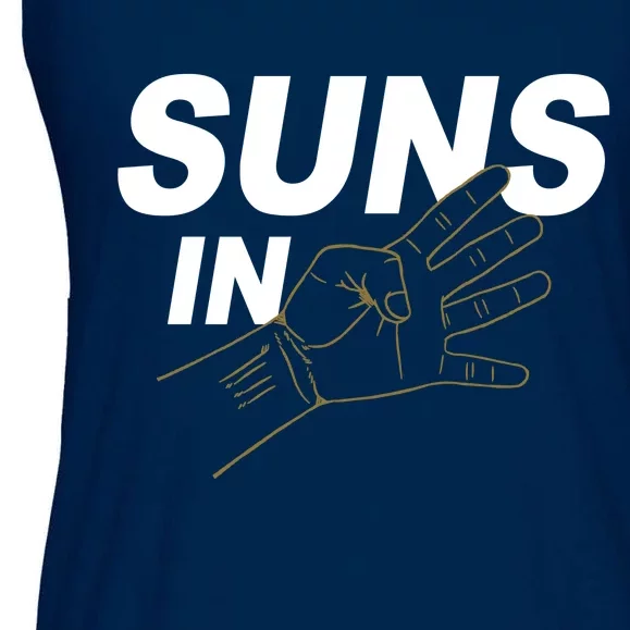 Suns In 4 Playoff Basketball Ladies Essential Flowy Tank