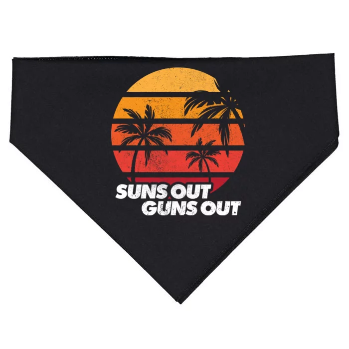 Suns Out Guns Out USA-Made Doggie Bandana