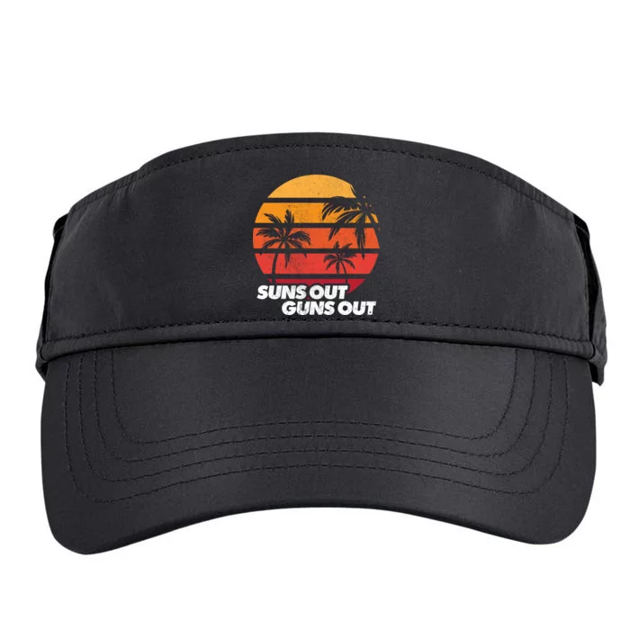 Suns Out Guns Out Adult Drive Performance Visor