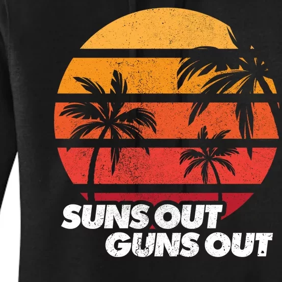 Suns Out Guns Out Women's Pullover Hoodie