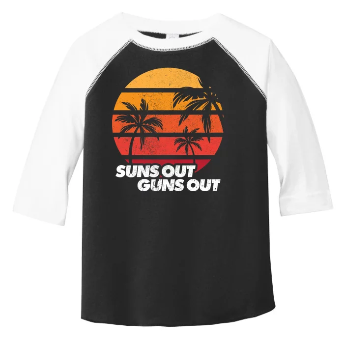 Suns Out Guns Out Toddler Fine Jersey T-Shirt