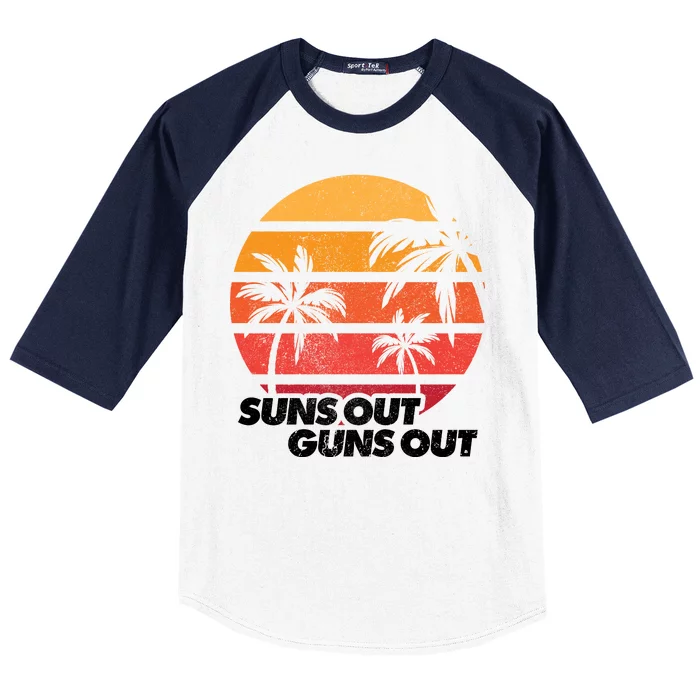 Suns Out Guns Out Baseball Sleeve Shirt