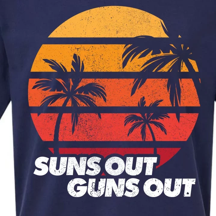 Suns Out Guns Out Sueded Cloud Jersey T-Shirt