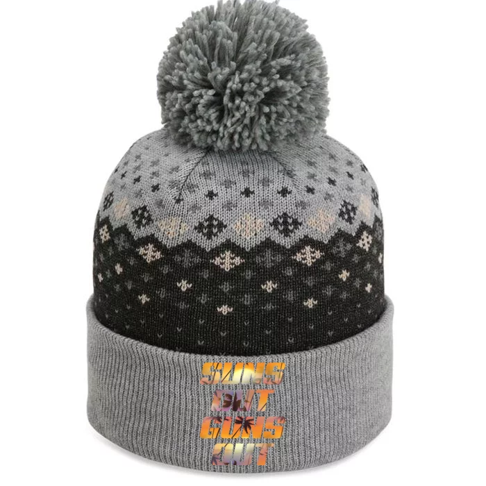 Suns Out Guns Out Summer The Baniff Cuffed Pom Beanie