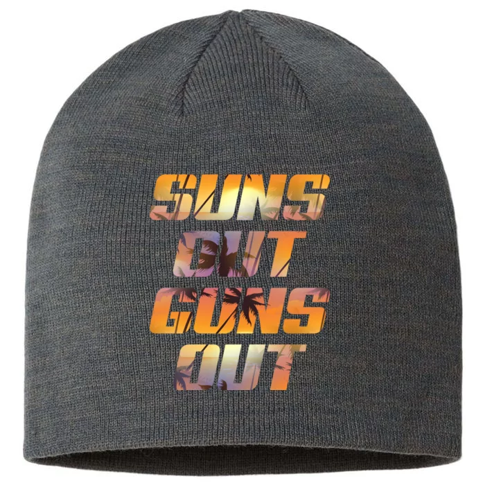 Suns Out Guns Out Summer 8 1/2in Sustainable Knit Beanie