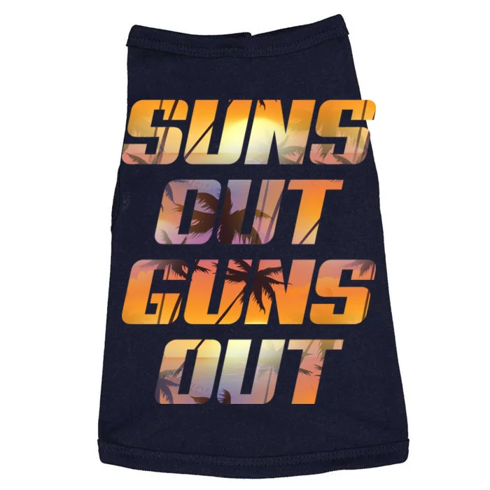 Suns Out Guns Out Summer Doggie Tank