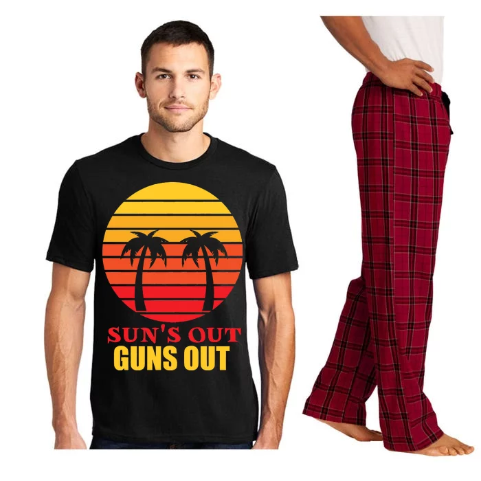 Sun's Out Guns Out Summer Party Pajama Set