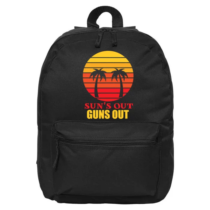 Sun's Out Guns Out Summer Party 16 in Basic Backpack