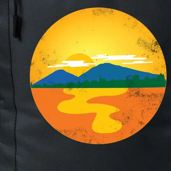 Sunset And Mountains Daily Commute Backpack