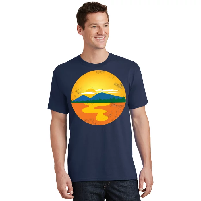 Sunset And Mountains T-Shirt