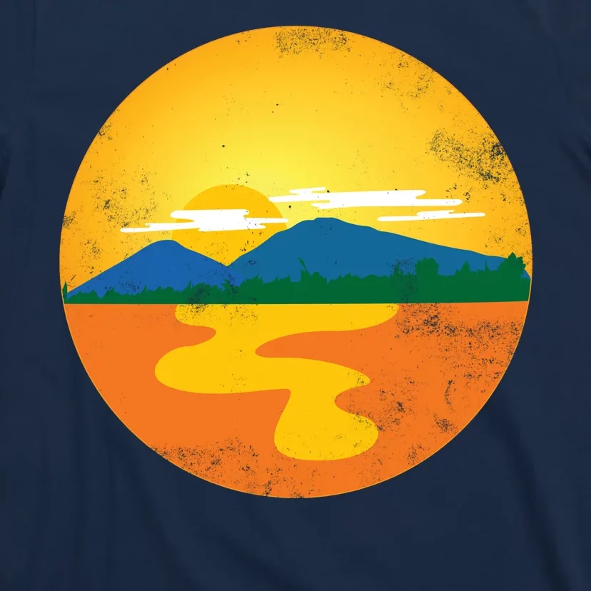 Sunset And Mountains T-Shirt