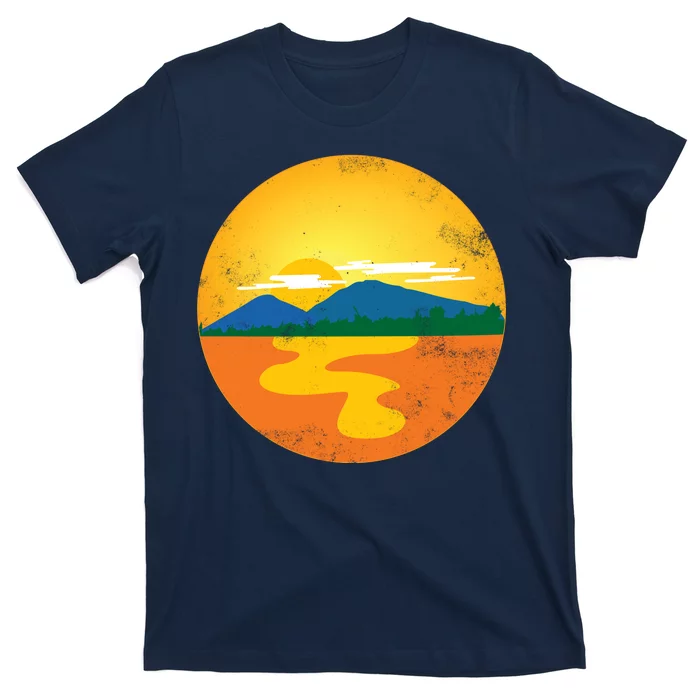 Sunset And Mountains T-Shirt