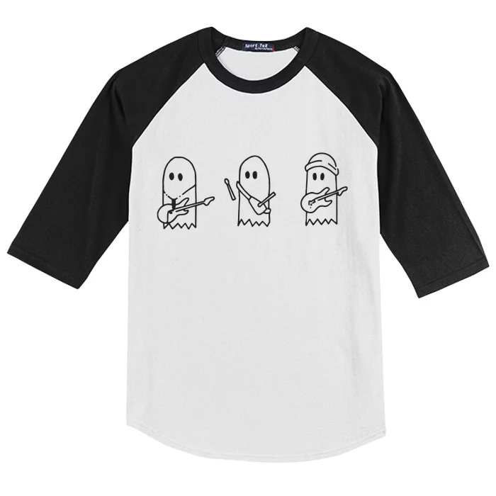 Sunset Curve Ghosts Band Kids Colorblock Raglan Jersey