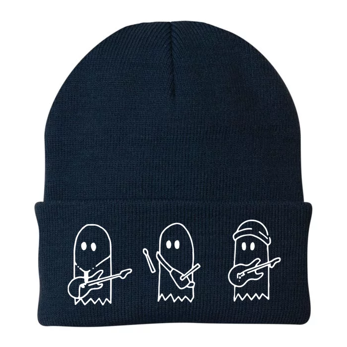 Sunset Curve Ghosts Band Knit Cap Winter Beanie