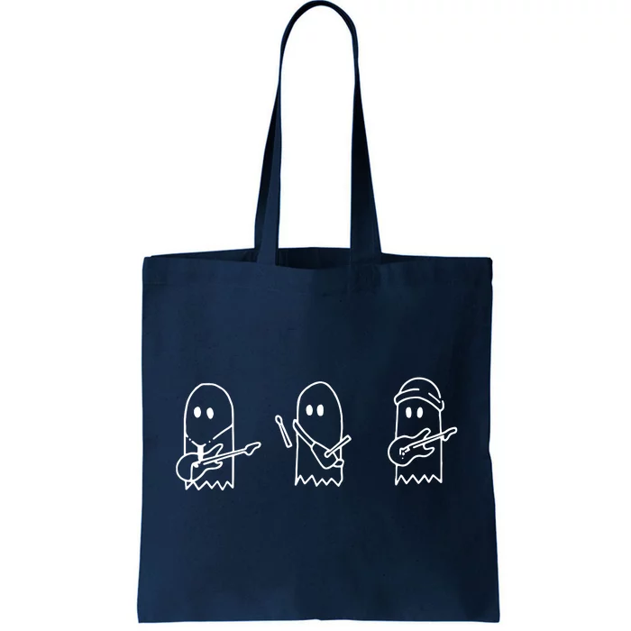 Sunset Curve Ghosts Band Tote Bag