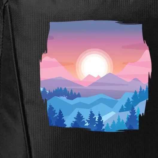 Sunset Mountain City Backpack