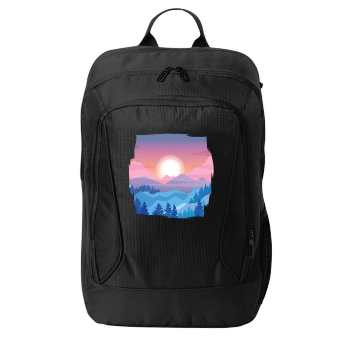 Sunset Mountain City Backpack