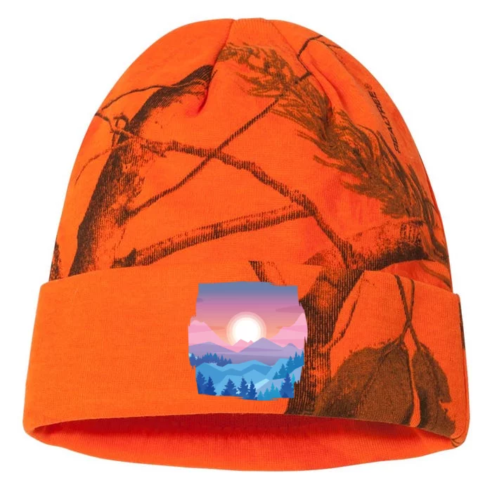 Sunset Mountain Kati - 12in Camo Beanie