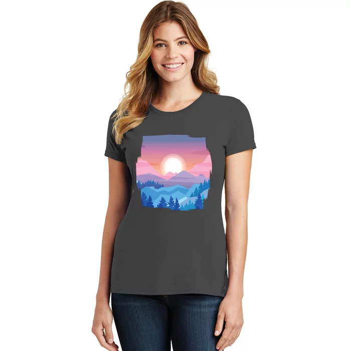 Sunset Mountain Women's T-Shirt