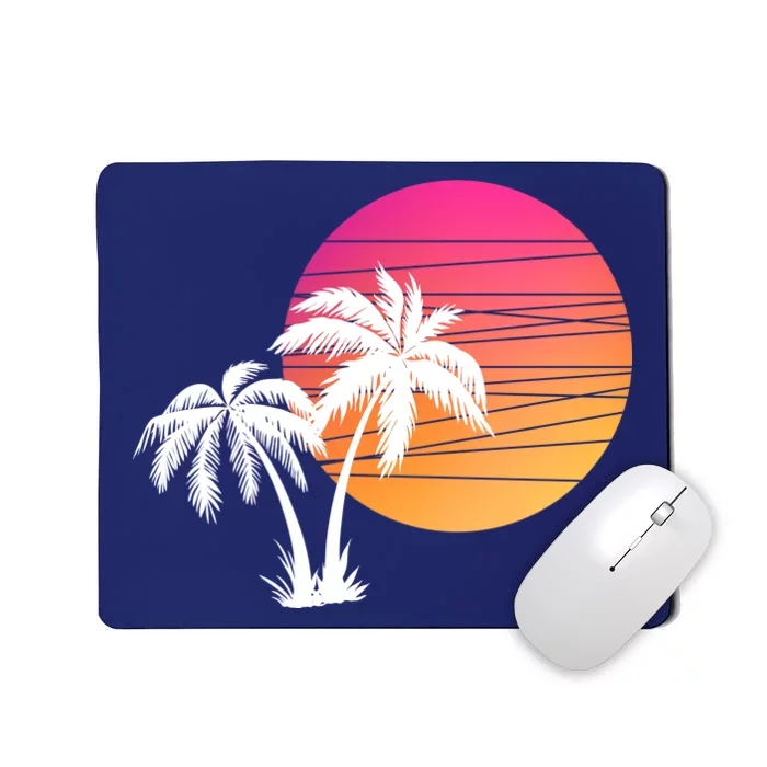 Sunset Palm Trees Mousepad