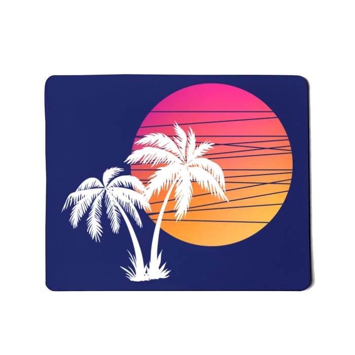 Sunset Palm Trees Mousepad