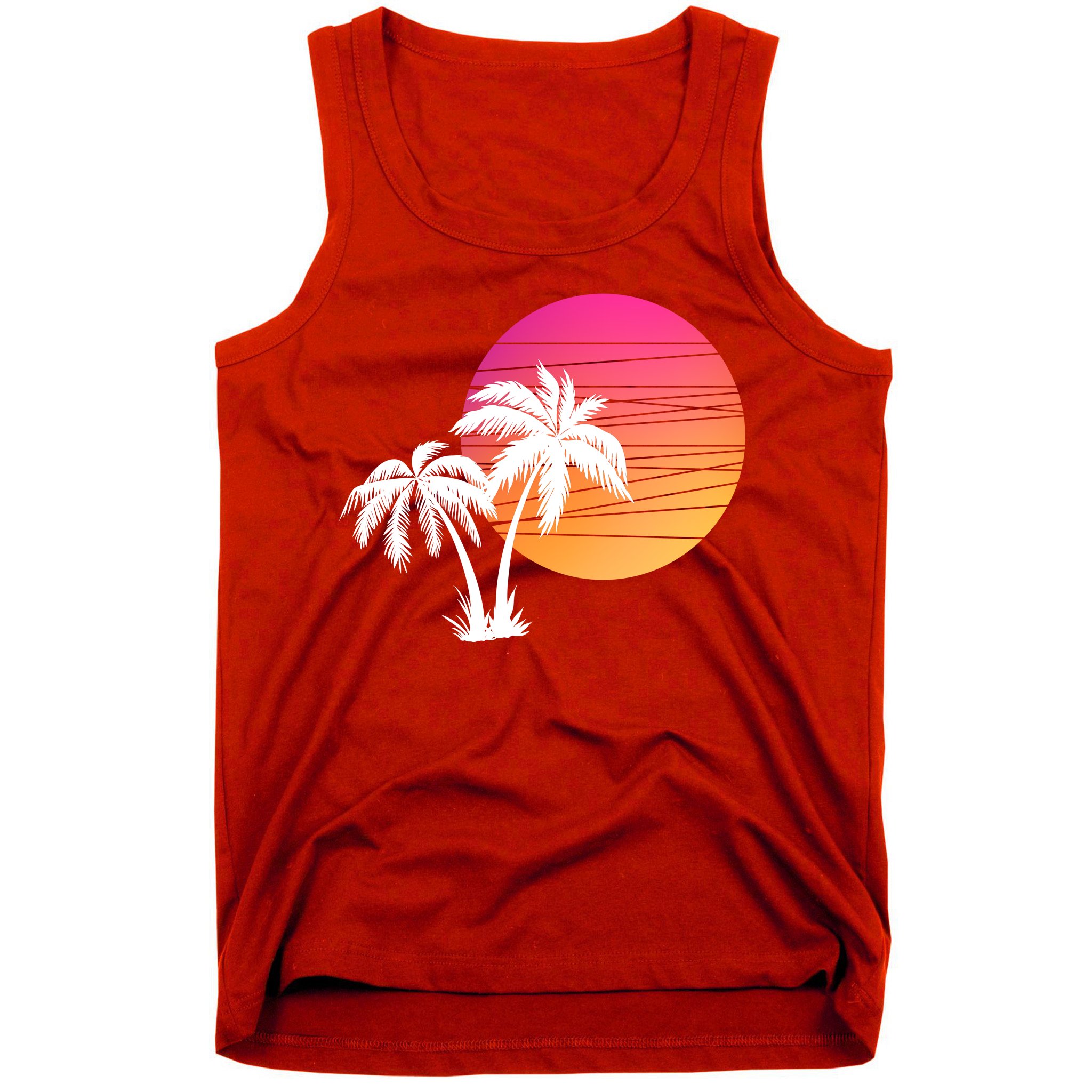 PALM TREE Baby Infant Tank Top T-shirt Summer Beach Vest Tee 6M,12M,18M,24M New 