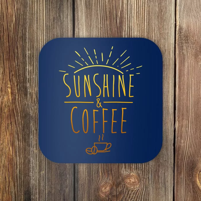 Sunshine And Coffee Coaster