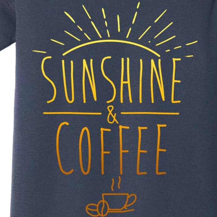 Sunshine And Coffee Baby Bodysuit