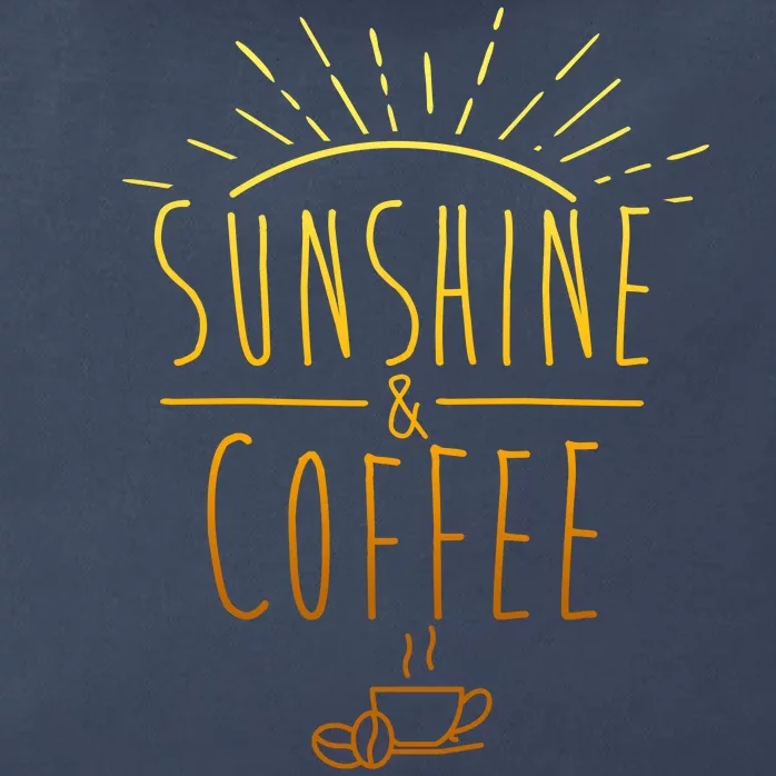 Sunshine And Coffee Zip Tote Bag