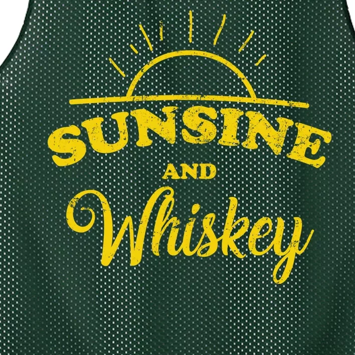 Sunshine And Whiskey Mesh Reversible Basketball Jersey Tank