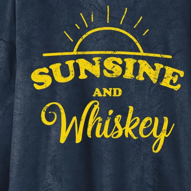 Sunshine And Whiskey Hooded Wearable Blanket