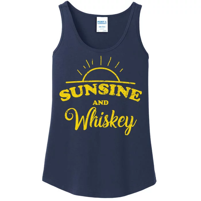 Sunshine And Whiskey Ladies Essential Tank