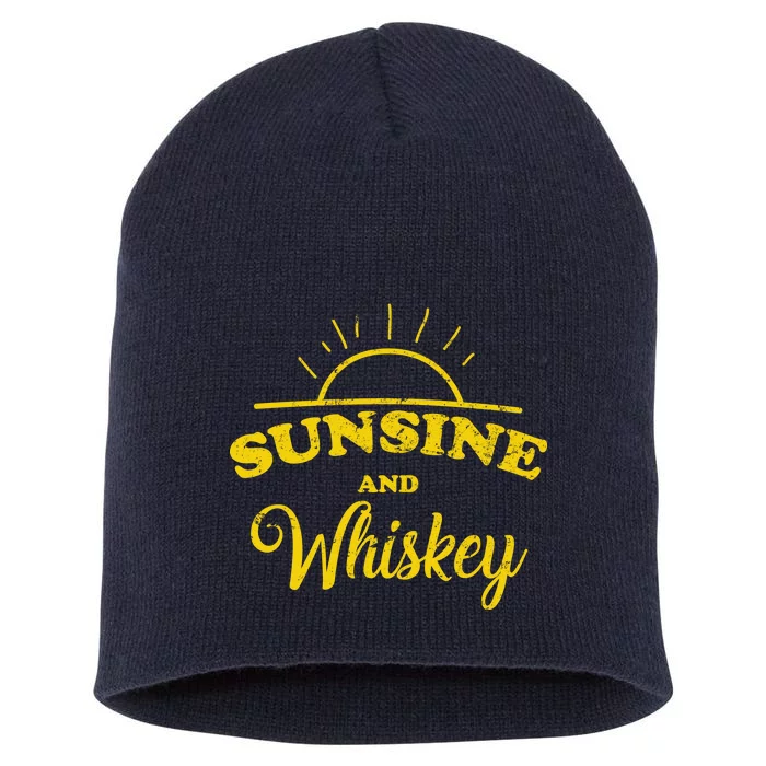 Sunshine And Whiskey Short Acrylic Beanie