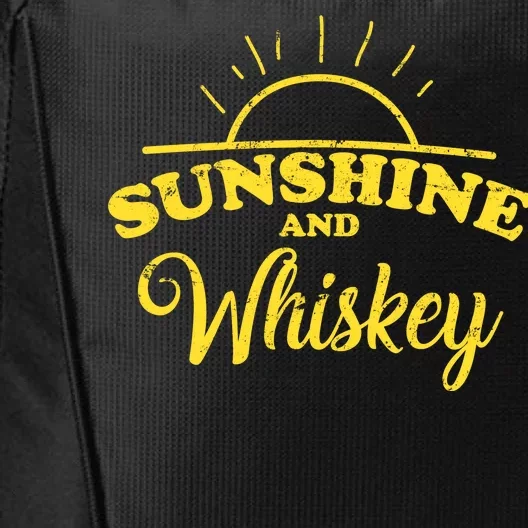 Sunshine And Whiskey Retro Summer City Backpack