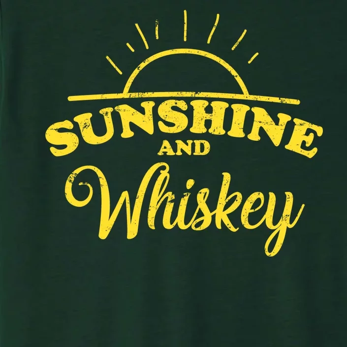 Sunshine And Whiskey Retro Summer ChromaSoft Performance T-Shirt