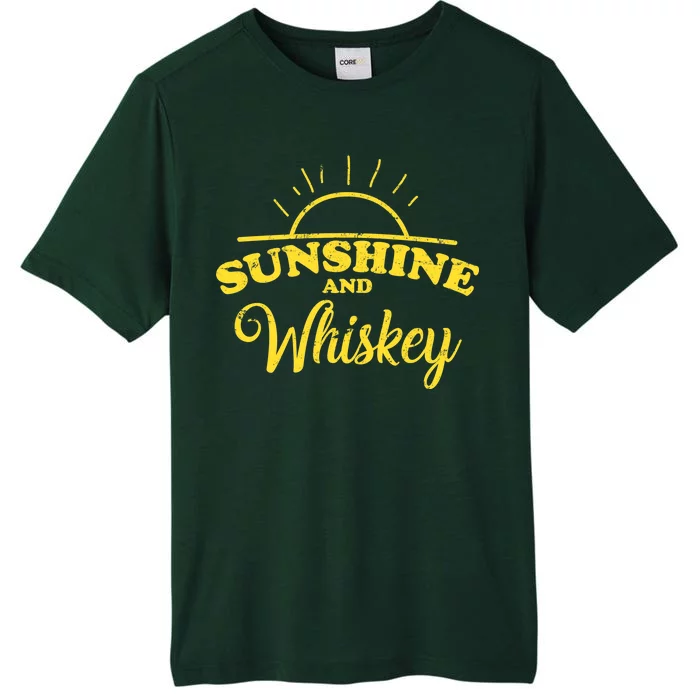 Sunshine And Whiskey Retro Summer ChromaSoft Performance T-Shirt