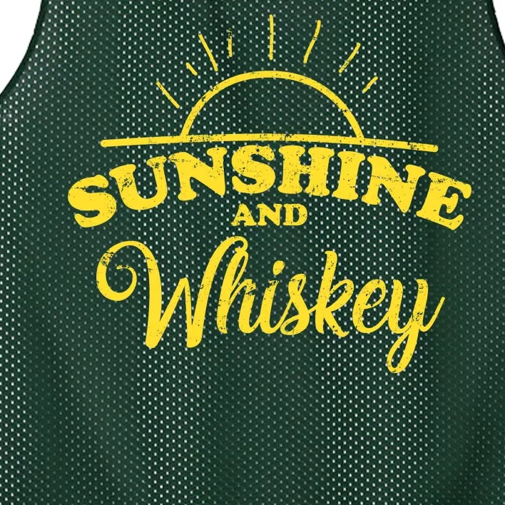 Sunshine And Whiskey Retro Summer Mesh Reversible Basketball Jersey Tank