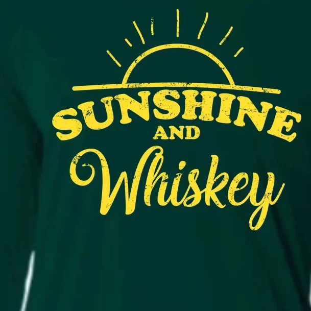 Sunshine And Whiskey Retro Summer Cooling Performance Long Sleeve Crew