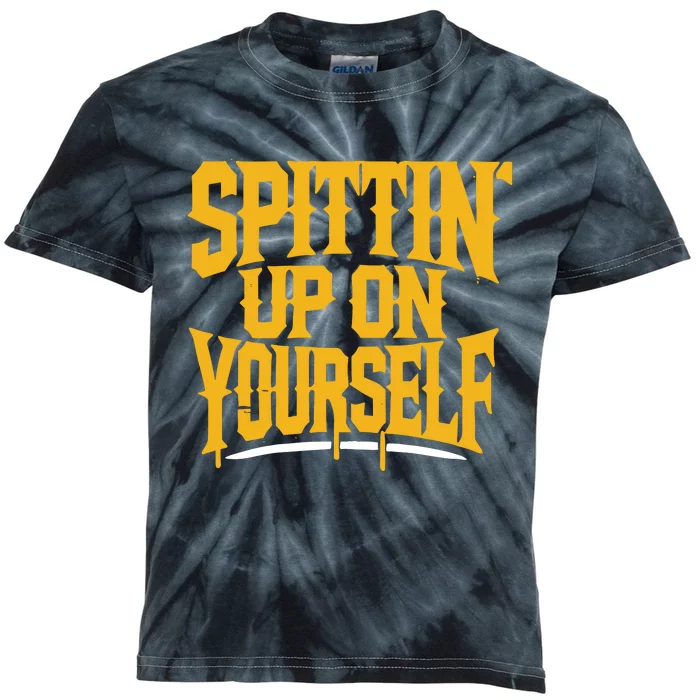 Spittin’ Up On Yourself Kids Tie-Dye T-Shirt